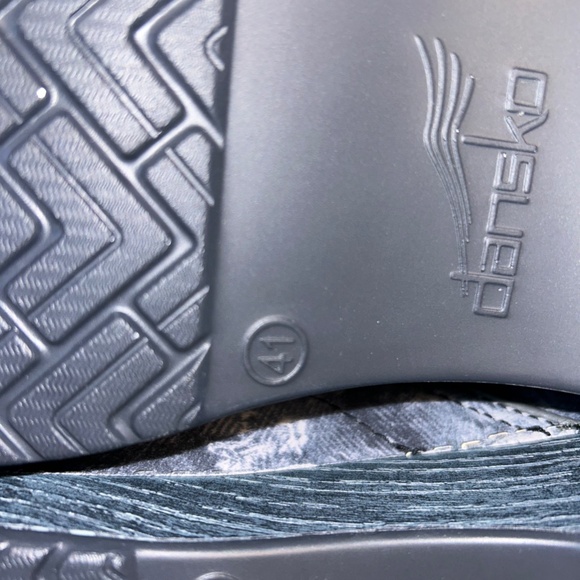 NWOT Dansko | Professional Clogs | Blue Denim Leather | Size 41 or US 10.5 - Picture 4 of 6